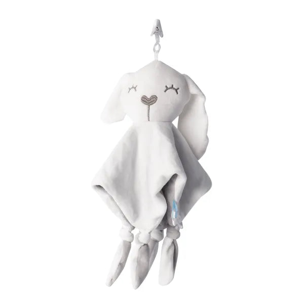 Witte bunny security blanket van Salaam Kleintje voor baby’s comfort en knuffelplezier