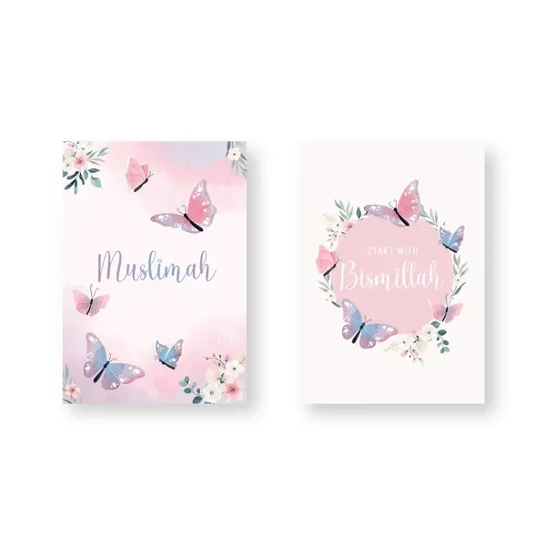 Schriften A5 vlinders -set van twee - Islamtoys.eu