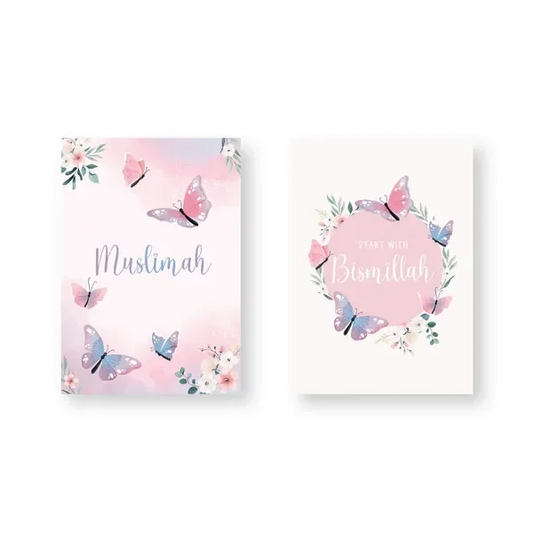 Schriften A5 vlinders -set van twee - Islamtoys.eu