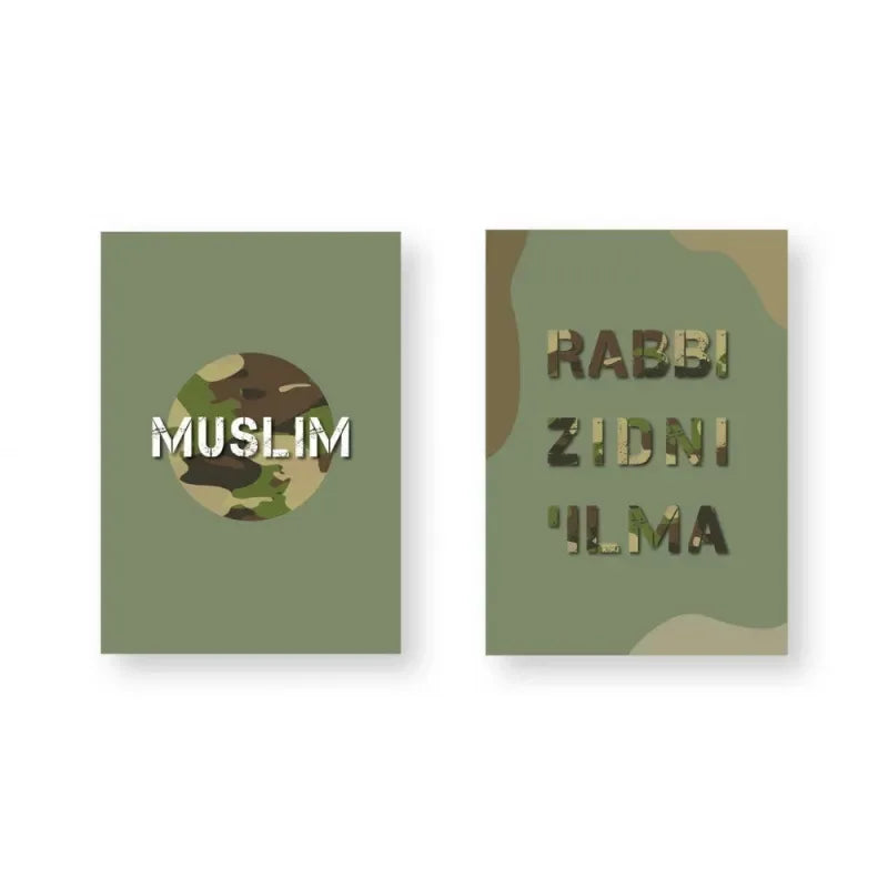 Schriften camouflage -A5 - Islamtoys.eu