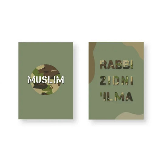 Schriften camouflage -A5 - Islamtoys.eu