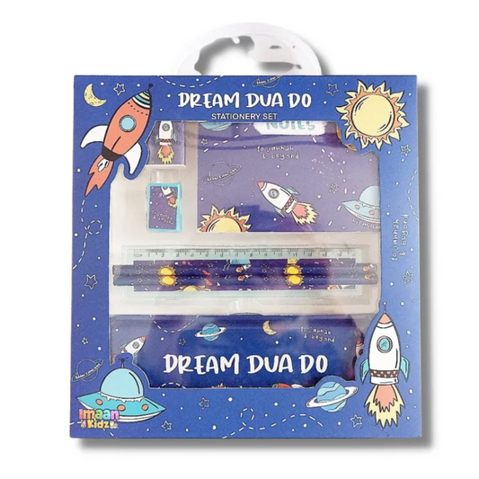 Schrijfwarenset - Raket thema Imaankidz