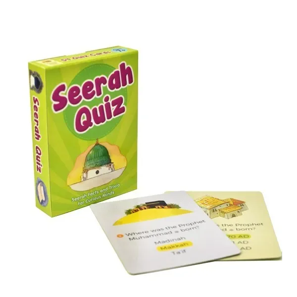 Sierah quiz kaarten (het leven van de Profeet) - Islamtoys.eu