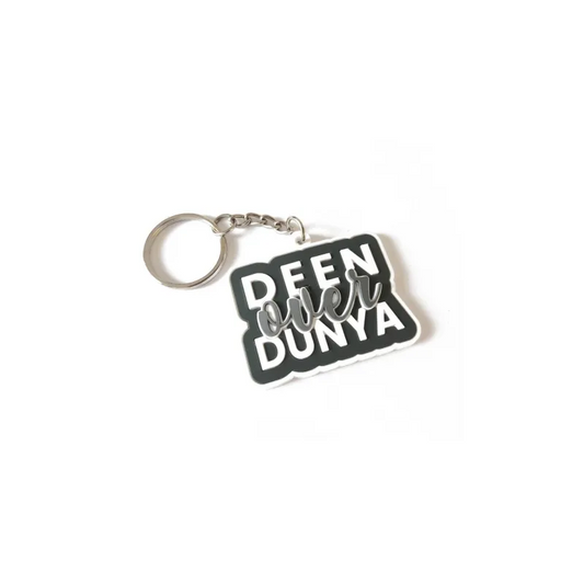 Deen Over Dunya sleutelhanger -deen voor een betekenisvolle accessoire