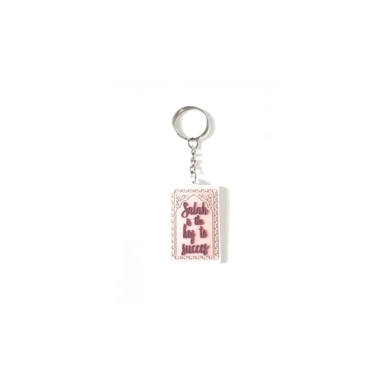 Sleutelhanger -salah is the key to succes (roze) - Islamtoys.eu
