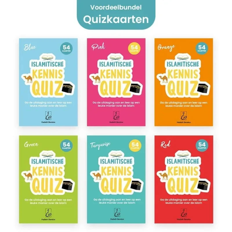 Voordeelpack quiz kaarten (6x) - Islamtoys.eu