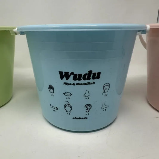 Wudu emmer (diverse kleuren) - Islamtoys.eu